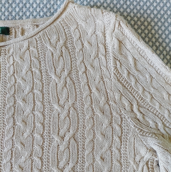Lauren Ralph Lauren knit sweater size L. - Picture 3 of 11